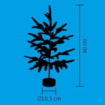 Home stona veštačka jelka 60cm sa osvetljenjem KMF80-2